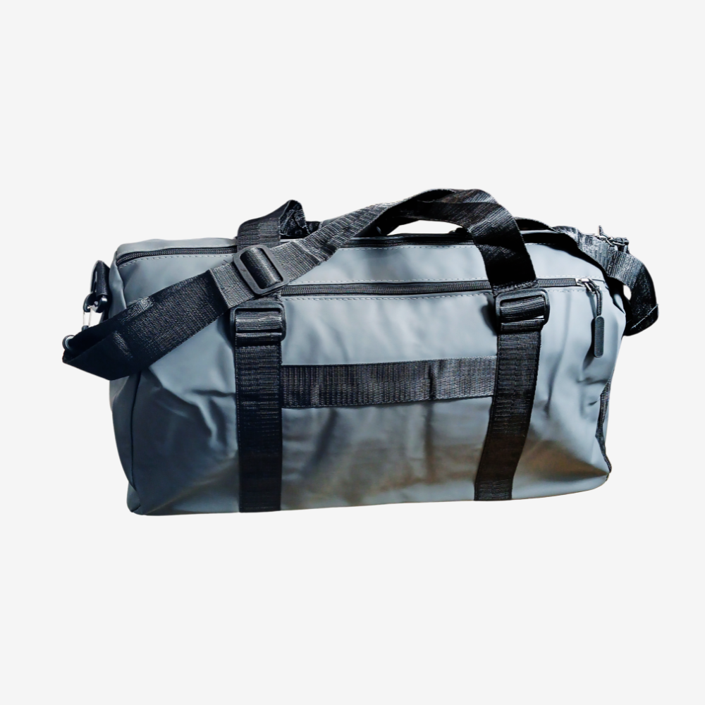 Gym Essentials Pack 3 – Grey Duffle Bag, Sling Crossbody & Sports Bottle Bundle | Good Well Luggage