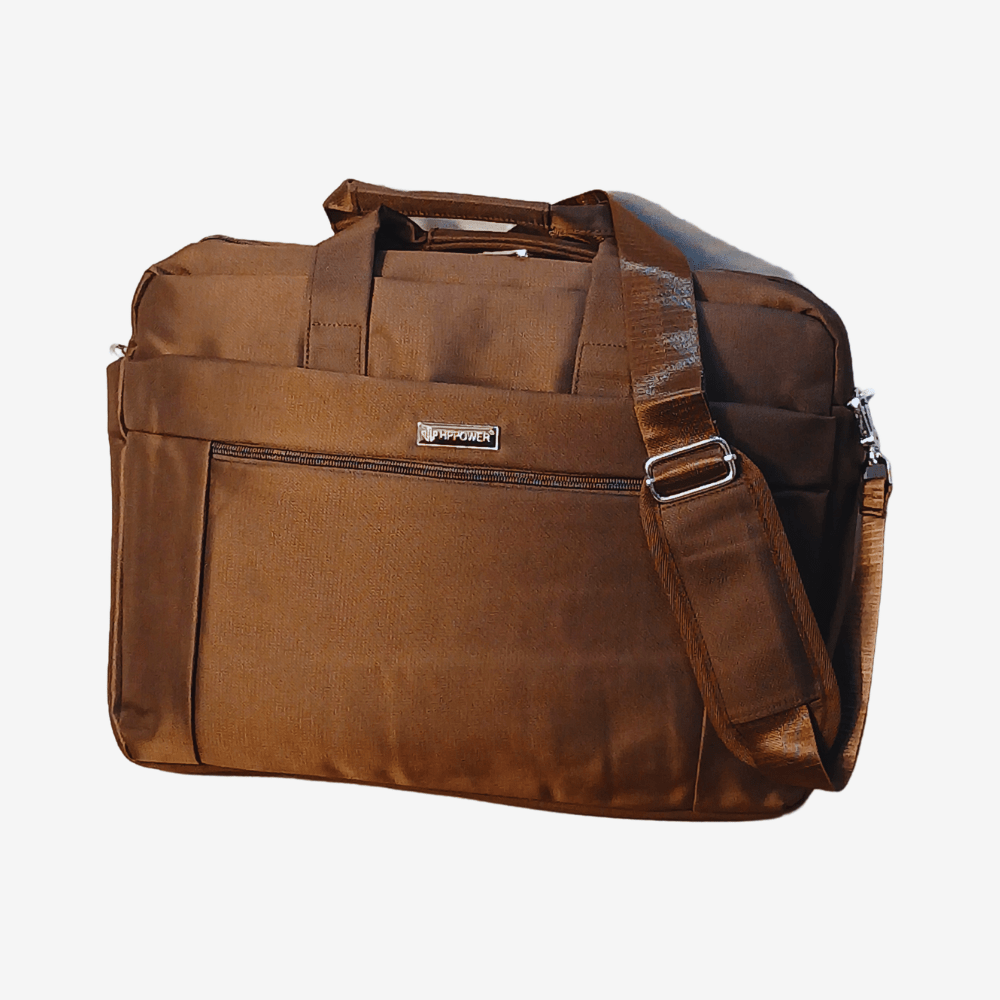 HP Power Laptop Messenger Bag – Brown - Good Well Luggage