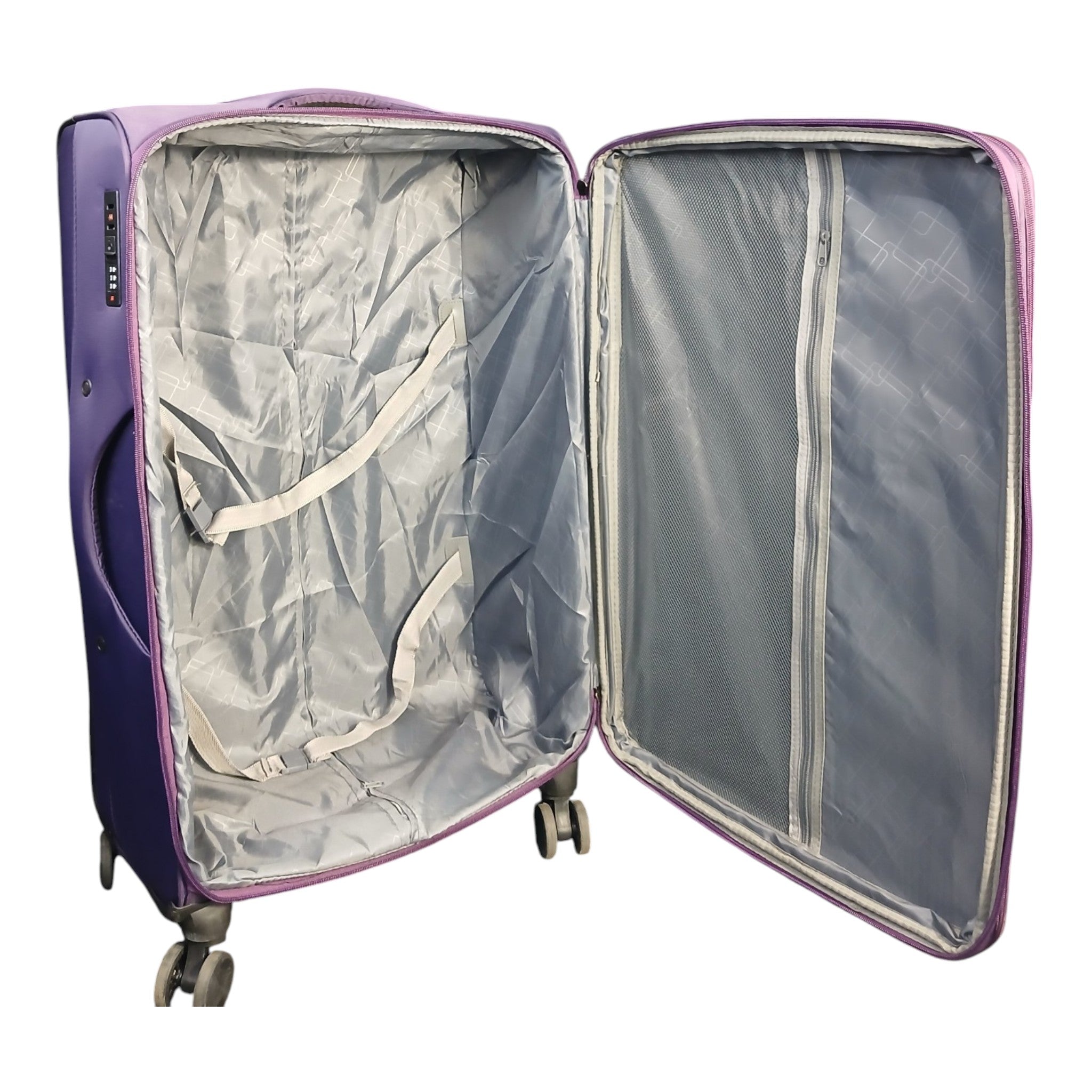 American Tourister 3-Piece Luggage Set – Premium Lilac Soft Shell | Best Deal in Pakistan