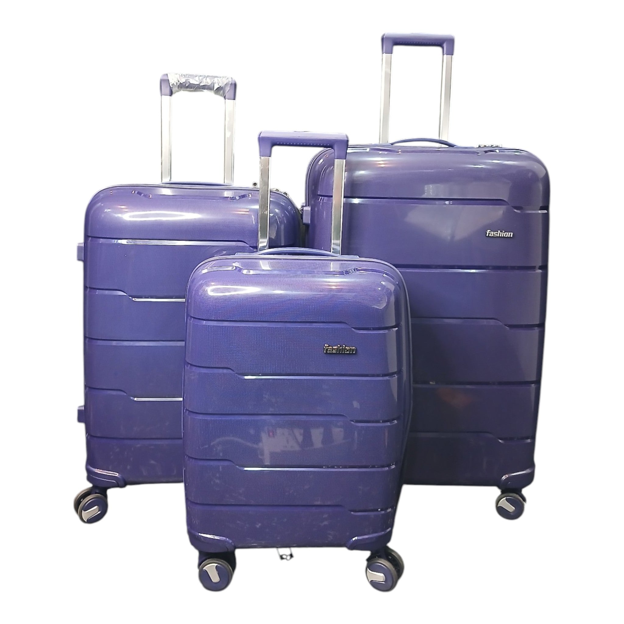 Fashion Luggage Set – Premium Lavender Purple Glossy Hard Shell | Best Deal in Pakistan