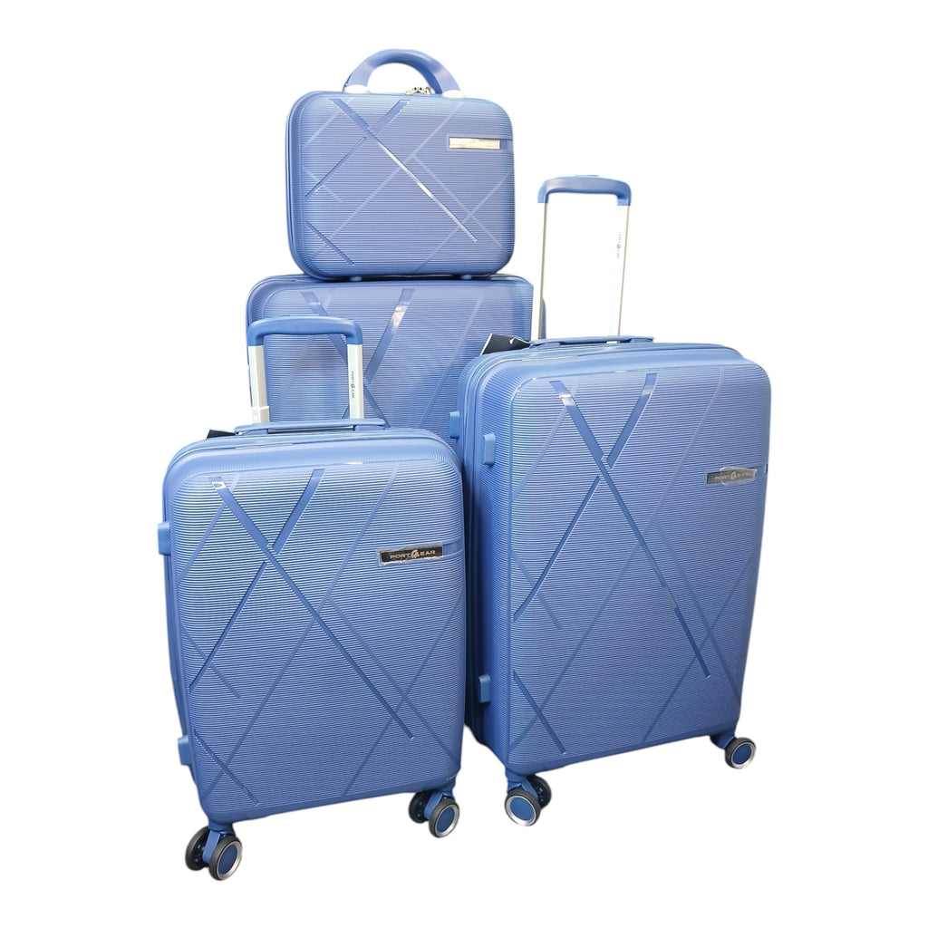 Port Gear Lightweight Cross - Ribbed Hardside Spinner - Good Well Luggage
