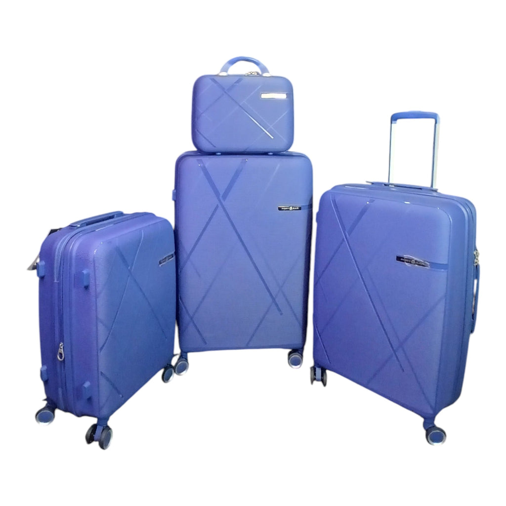 Port Gear Lightweight Cross - Ribbed Hardside Spinner - Good Well Luggage