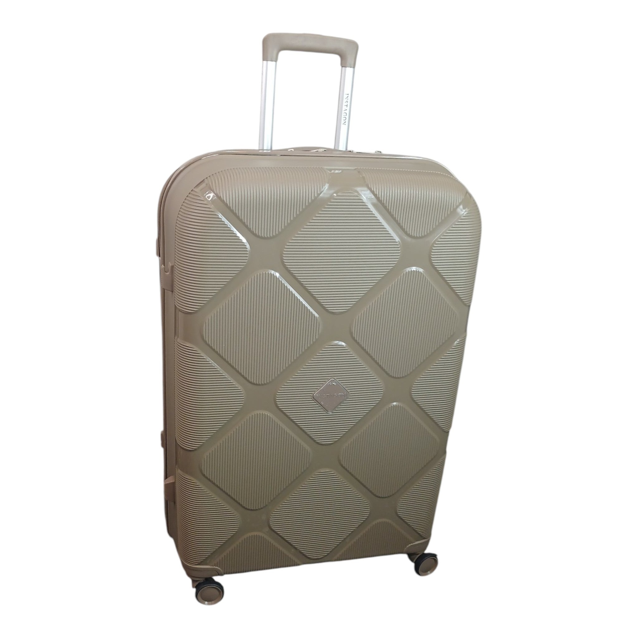 Instago 4-Piece Luggage Set – Premium Champagne Gold Hard Shell | Best Deal in Pakistan