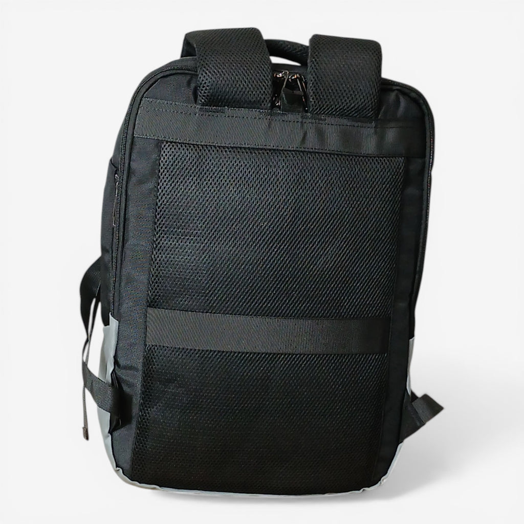 Two - Tone Urban Laptop Backpack – Black & Grey - Good Well Luggage