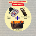 Her Gym Essentials Pack – Gym Duffle, Crossbody & Sports Bottle Bundle | Good Well Luggage