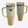 Thermotrek Handle Tumbler with Straw Lid – Cream