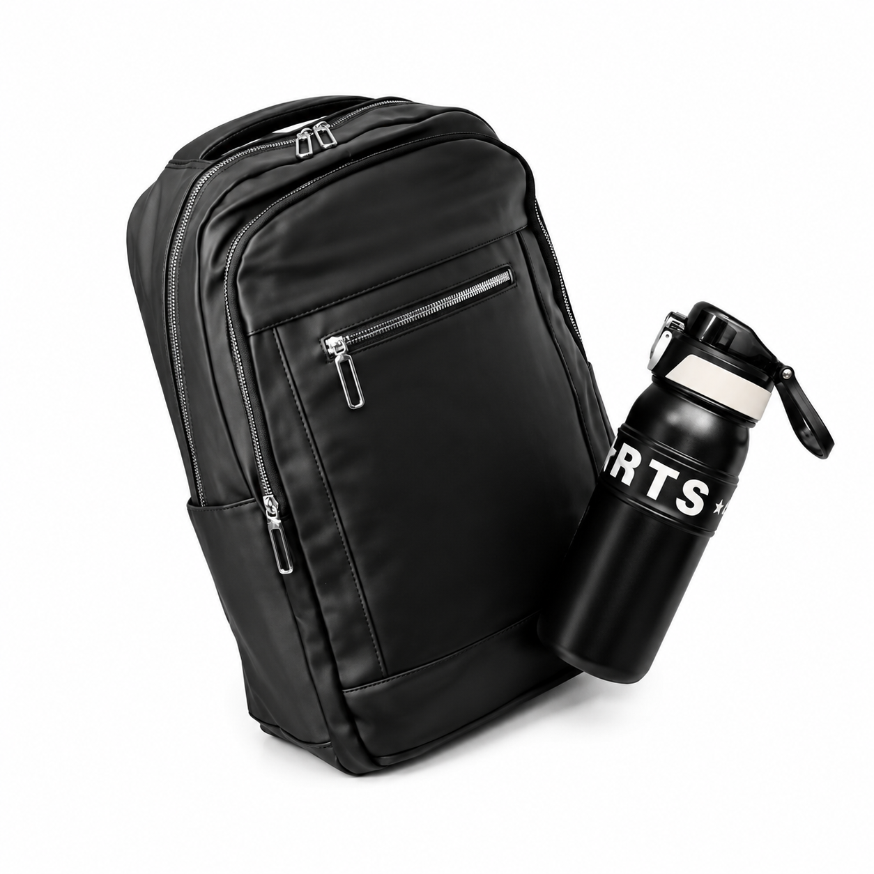Daily Essentials Pack – Premium Backpack & Water Bottle Bundle | Good Well Luggage