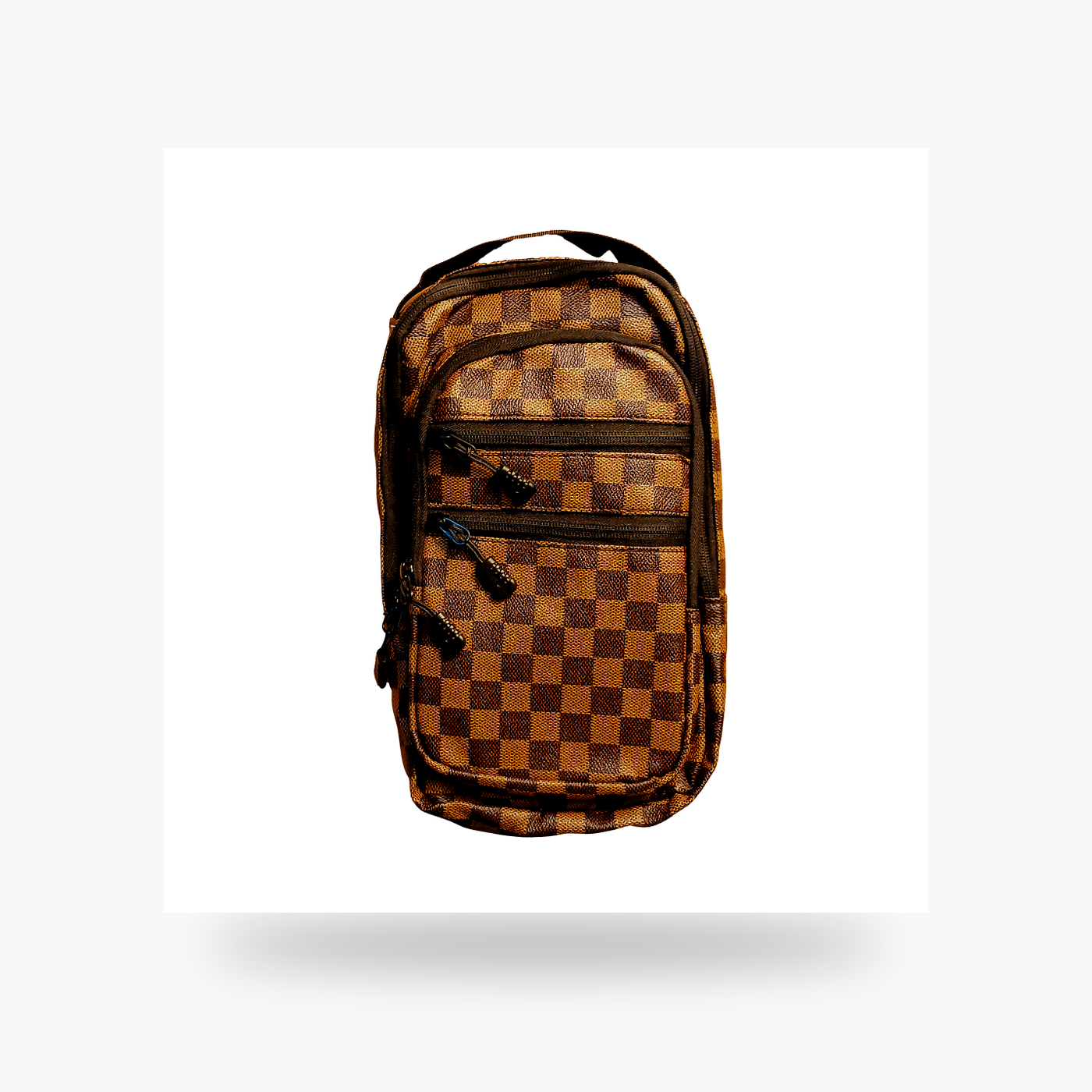 Classic Checkered Urban Sling Bag