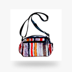 JIELSHI Vibrant Multi-Patterned Crossbody Bag