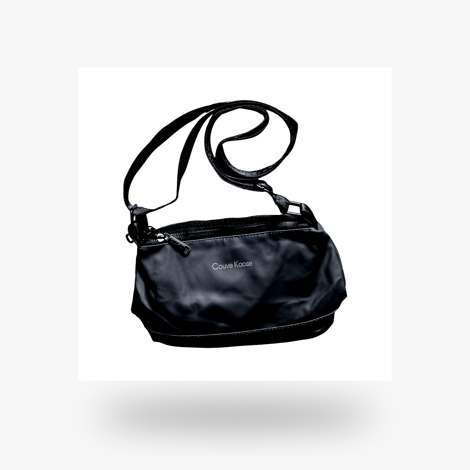 Couve Kaose Essential Multi-Zip Crossbody Bag
